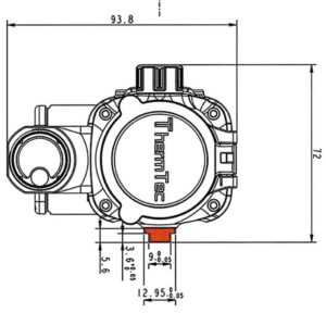 ThermVisia Ocelový adaptér na Blaser pro ThermTec Vidar Verze: Nová